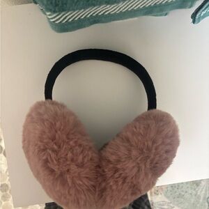 Fuzzy Pink Earmuffs